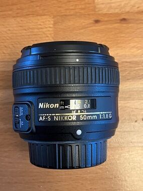 Nikon 50mm f/1.8G AF-S Prime Lens - Black